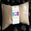 Happy Wraps Yoga Eye Pillows - Unscented Eye Pillows - Namaste Hot Cold for Stress, Meditation, Spa, Relaxation Gifts - Made in USA Set of 4 - Tan Cotton view 2