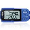 Realalt 3DTriSport Walking 3D Pedometer with Clip & Strap, eBook Included | 30 Days Memory, Accurate Step Counter, Walking Distance Miles/Km, Calorie Counter, Daily Exercise Time Monitor - Blue view 1