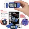 Realalt 3DTriSport Walking 3D Pedometer with Clip & Strap, eBook Included | 30 Days Memory, Accurate Step Counter, Walking Distance Miles/Km, Calorie Counter, Daily Exercise Time Monitor - Blue view 4