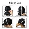 OMORFIEER Cool Mens Boys Short 25cm Straight Black Hair Party Heat Resistant Cosplay Wig view 4