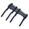 TOPARCHERY 12" Ultra Light Weight Leather Arm Guard Adjustable 4 Strap for Archery 1pk view 3