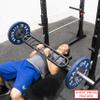 Valor Fitness Multi Grip Barbell for Shoulder Exercises - Swiss Bar for Triceps - Range of Motion - Fits Olympic Weight Plates - Chest Press Lifting Curls view 4