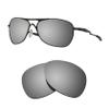 Littlebird4 1.5mm Polarized Replacement Lenses for Oakley Crosshair 2012 Sunglasses OO4060 - Multiple Options (Silver Mirror) view 1