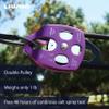 Fusion Climb Lightweight and Durable Aero Space Aluminum Alloy Double Pulley Swing Plate 32kN for Progress Capture System Rigging Hauling Rescue Arborist Tree Climbing view 3