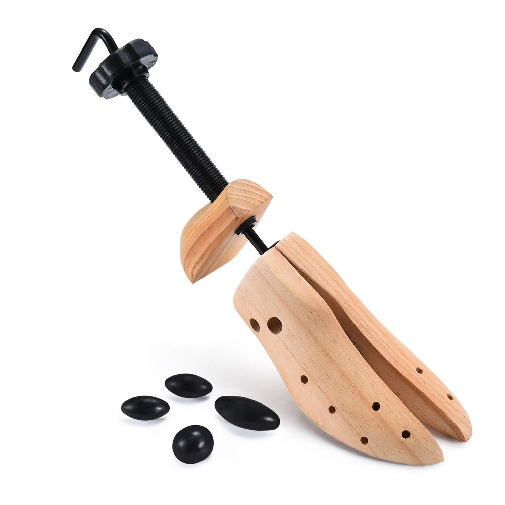 Two Way Professional Wooden Shoes Stretcher For Men or Women Shoes (One Medium Size 6.5-9)