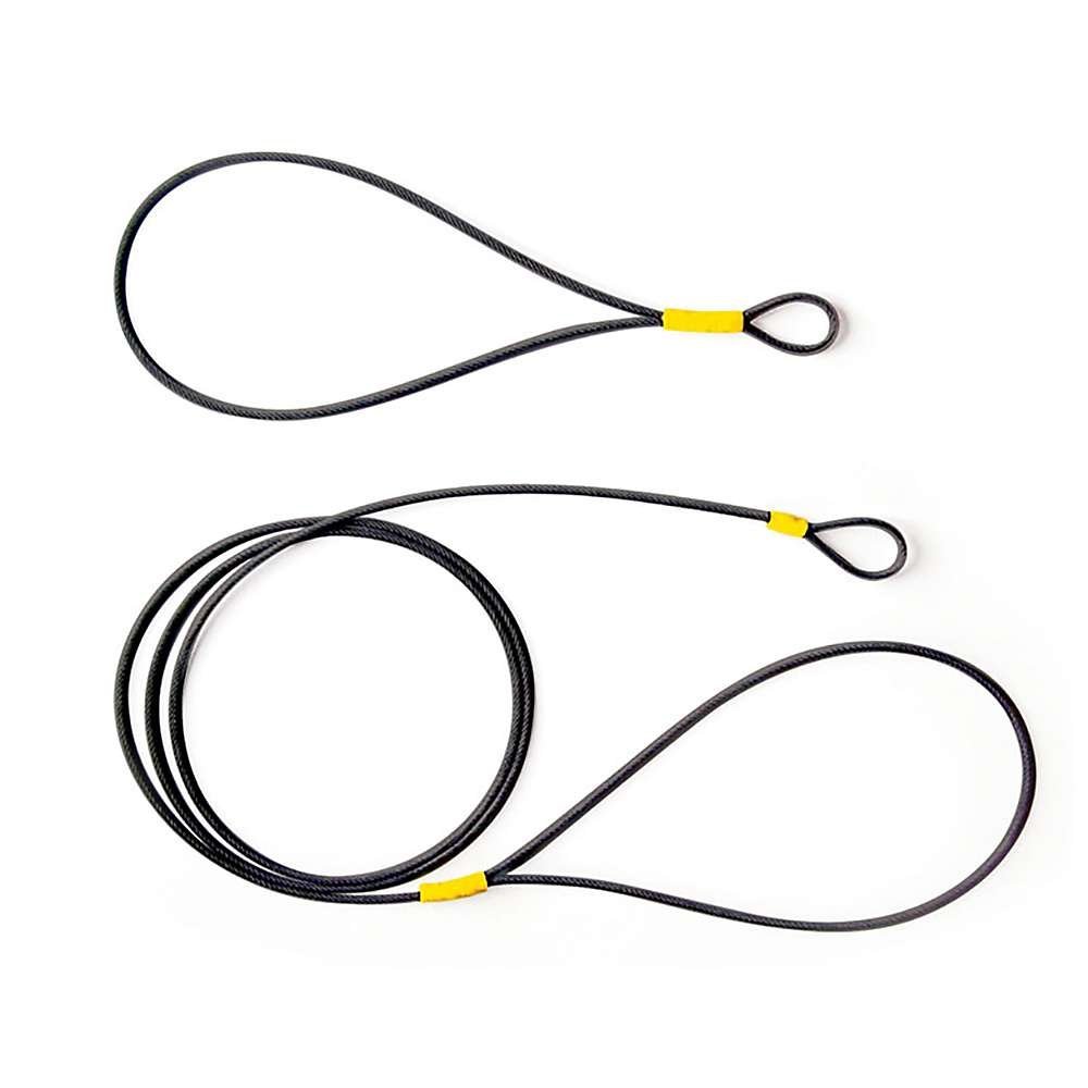 Suspenz Universal Kayak Locking System, Galvanized Aircraft Cable for Kayak Theft Prevention, Heavy-Duty 3/16" Vinyl-Coated Steel Cable, Touring Kayaks 13'-19', Size Large, (34-8803)
