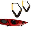Suspenz EZ Kayak Storage Rack, Indoor & Outdoor Wall Mounts for Kayaks & SUP Paddle Boards, Powder-Coated Steel with Foam Pads & Safety Straps, Holds up to 125 lbs (12-9903) view 1