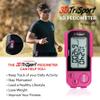 Realalt 3DTriSport Walking 3D Pedometer with Clip & Strap, eBook Included | 30 Days Memory, Accurate Step Counter, Walking Distance Miles/Km, Calorie Counter, Daily Exercise Time Monitor - Magenta view 3