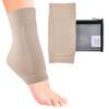 CRS Cross Lace Bite Pad Gel Sleeves. One Pair of Premium Padded Skate Socks to Cushion and Protection the Skate Bite Area for Ice Skating, Hockey, Roller, Skiing, or Boots. (One Size Fits Most) view 1