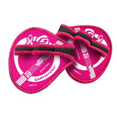 Gripad Workout Grips (Pink) - The Alternative to Weight Lifting Gloves, Gym Workouts, WOD, Weightlifting & Fitness Neoprene Padded Workout Hand Grips Against Calluses, Blisters, & Sweaty Hands