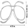Rapid Eyewear Universal SKI AND SNOWBOARD GOGGLES Rx Prescription Adaptor. Optical Insert for Glasses Wearers That Fits Inside Most Adult Snow Goggles. For Men & Women. Also for Motocross view 4