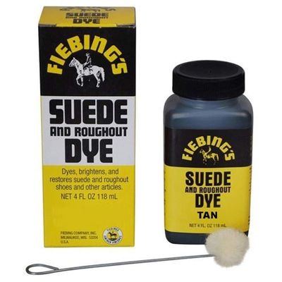 4 Oz46; Fiebings Suede Dye - Tan