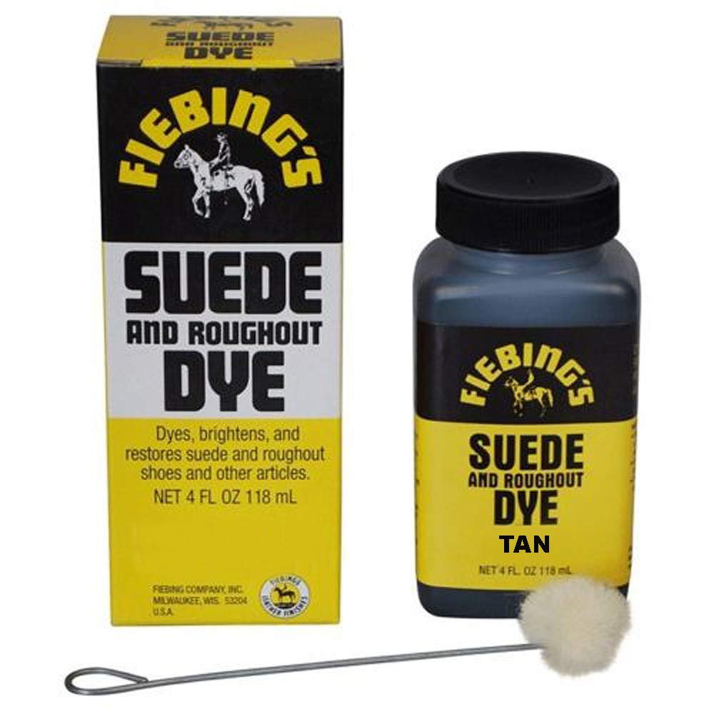 4 Oz46; Fiebings Suede Dye - Tan