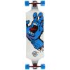 SANTA CRUZ Complete Drop Through Skateboard - Screaming Hand White, 10" x 40" view 1