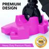 50 Strong Scooter Stand - Fits Most Scooters - Interlocking Offset Extra Stable Base - Pink view 3