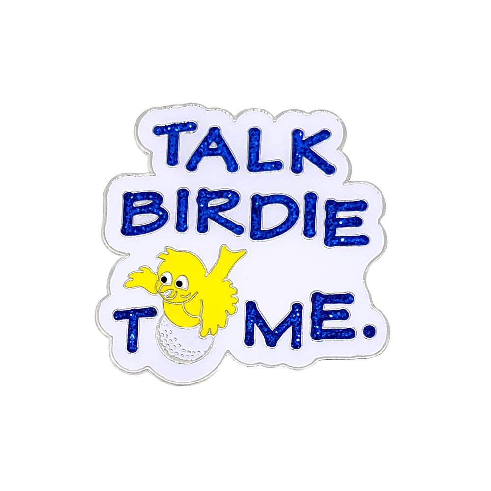Navika Glitzy Talk Birdie to Me Ball Marker with Magnetic Hat Clip