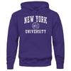 Barnesmith NYU Violets Hooded Sweatshirt, Heritage, Violet, Medium view 1