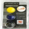 Therapists Choice Hand Exercise 3 Ball Kit: 3 Color Coded Resistance Levels view 1
