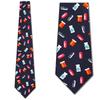 Three Rooker Pills Ties Medicine Neckties Pharmacist tie Mens Neck Tie view 2