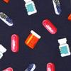 Three Rooker Pills Ties Medicine Neckties Pharmacist tie Mens Neck Tie view 3