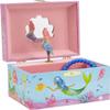 Jewelkeeper Musical Jewelry Box for Girls, Underwater Mermaid Jewelry Boxes, Over The Waves Tune and Spinning Mermaid Doll, Girls Gifts Music Box view 1