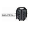 WALKER'S Razor Electronic Quad Muff | 4 Mics 360-Degree Sound Capture 23dB NRR Hearing Protection Hunting Gun Range Shooting Earmuffs w/ 2 AAA Batteries, Black view 3