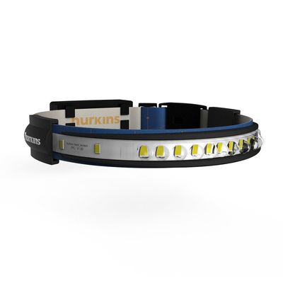 hurkins Orbit 2025 Edition Headlamp  210 Wide Beam + 60 Focus Light, 1020 Lumens, USB-C Rechargeable, IP56 Waterproof, Lightweight LED Headlamp for Camping, Work, Running, Outdoors (Navy)