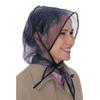 La Mart Women's Rain Bonnet With Full Cut Visor & Netting O/S Black view 2