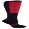MOXY Socks Black with Red The Deadlift Block Athletic Fitness Knee-High Socks  Compression Lifting Socks for Men & Women  Shin Protection, Locked-In Fit, and Durable Gym Performance view 1