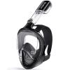Greatever Full Face Snorkel Mask, Snorkeling Gear for Adults Kids with Latest Dry Top Breathing System and Detachable Camera Mount, Foldable Panoramic View Snorkeling Mask Set, Anti-Fog & Anti-Leak view 1