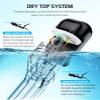 Greatever Full Face Snorkel Mask, Snorkeling Gear for Adults Kids with Latest Dry Top Breathing System and Detachable Camera Mount, Foldable Panoramic View Snorkeling Mask Set, Anti-Fog & Anti-Leak view 3