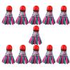 VGEBY 11Pcs Badminton Shuttlecocks, Badminton Balls Badminton Birdies Colorful Shuttlecocks Rainbow Ball Badminton for Sports Training Activities Rainbow Birdies Rainbow view 1