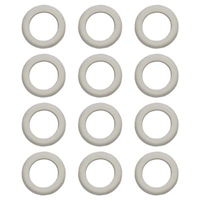 Game Room Guys Bumper Pool Rubber Rings - Large - White (Set of 12)