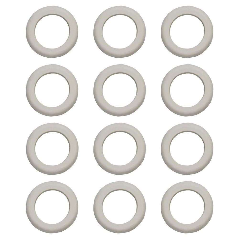 Game Room Guys Bumper Pool Rubber Rings - Large - White (Set of 12)