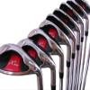 Extreme X5 Wide Sole iBRID Iron Set Senior Men's Complete 8-Piece Iron Set (4-SW) Right Handed Senior Flex A Flex Club view 1