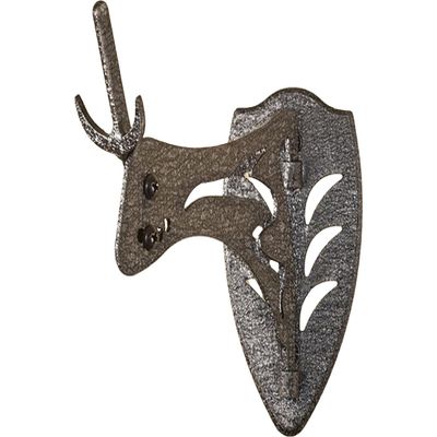 Skull Hooker Little Hooker European Trophy Mount - Perfect Kit for Hanging and Mounting Taxidermy Deer Antlers and other Skulls for Display  Graphite Black