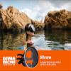 Scuba Choice Spearfishing Free Dive Mask - Classic Rubber with Tempered Glass Lenses | Oval Shape Stainless Steel Frame for Enhanced Visibility & Comfort, Perfect Underwater Adventures - Black view 3