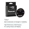 Seaguar Tatsu 100% Fluorocarbon Fishing Line DSF, 10lbs, 1000yds Break Strength/Length - 10TS1000 view 2