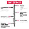 GPCA GP 1945 PRO Bolt-Action Pen Gel Ink pen GP22, Multi-Tool Pen for Professional writers Tactical EDC Pen Compact Size Consistent Ink Flow for Smooth writing (Silver/Aluminum) view 3