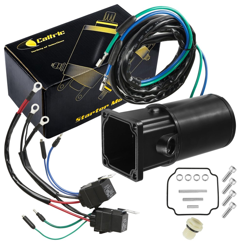 Caltric Power Tilt Trim Motor Compatible with Mercury Mariner Force 824051 / API PT495NK PT495NK-3