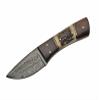 Full Tang Damascus Steel Blade Stag/Wooden Handle 8 inch Edc Skinner Knife view 2
