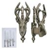 2 pc Deer Adjustable Sword Wall Mount Display Hanger Zinc Alloy view 1