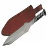 Railroad Spike Carbon Steel Blade Twisted Pattern Handle 11.25 inch EDc Dagger Knife view 1