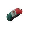 Mexican Flag Pocket Folding Knife 8.5" Full Tang Black Drop Point Stainless Steel Blade Abs Handle With 3d Printed Mexican Flag view 4