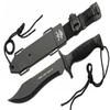 Skull Logo Bowie Stainless Steel Blade Abs Handle 12 inch EDC Hunting Knife view 1