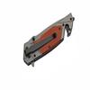 Titanium Coated Stainless Steel Blade Natural Wood Handle 8 inch Edc Pocket Folding Knife view 3