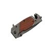 Titanium Coated Stainless Steel Blade Natural Wood Handle 8 inch Edc Pocket Folding Knife view 4