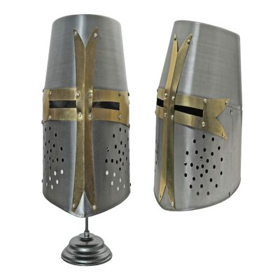 Medieval Crusader 18 Guage Carbon Steel Helmet
