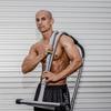 Lebert Fitness Dip Bar Stand - Original Equalizer Total Body Strengthener Pull Up Bar Home Gym Exercise Equipment Dipping Station - Frank Medrano Series, Workout Guide and Online Group - Chrome (XL) view 3
