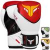 Mytra Fusion Punch Hard Boxing Gloves Artificial Leather Boxing Gloves 10oz 12oz 14oz 16oz Boxing Gloves for Training Punching Sparring Punching Bag Muay Thai Kickbox (12-oz, White Red) view 1